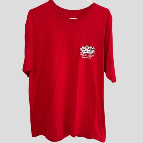 Ron Jon Surf Shop "One Of A Kind" Cocoa Beach Florida Red T-Shirt - Picture 2 of 9